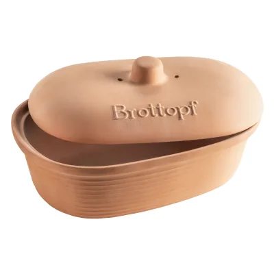 Mäser Brottopf, Steingut Ceramica Braun