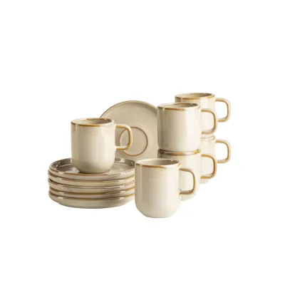 Mäser Espressotassen-Set, Steinzeug Cordelia