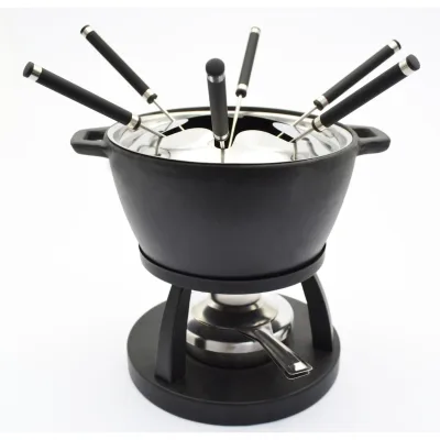 Mäser Fondue Set, Gusseisen - Schwarz
