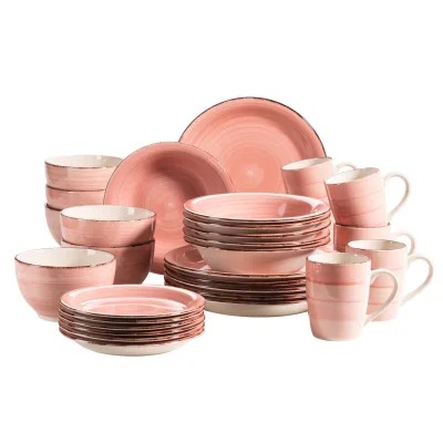 Mäser Geschirr-Set, Steingut Lumaca