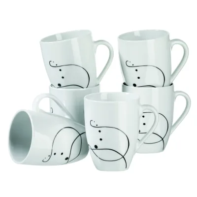 Mäser Kaffeebecher CHANSON weiß
