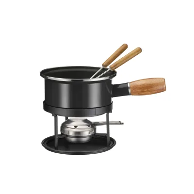 Mäser Käsefondue Set, Edelstahl 18/0 - Schwarz
