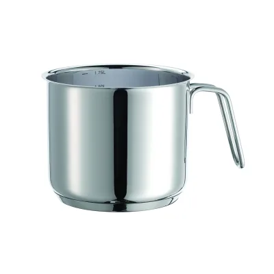 Mäser Milchtopf 14 cm, Edelstahl 18/10 VARUNA Silberfarben