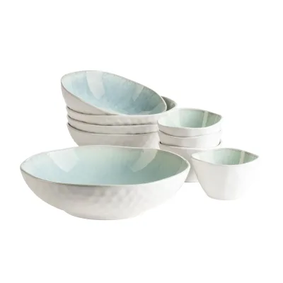 Mäser Salatschüssel-Set, Steinzeug Frozen