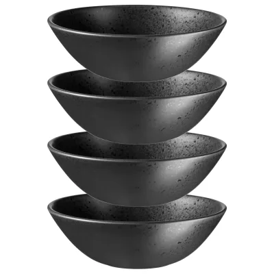 Mäser Schüssel-Set, Steinzeug Essential Schwarz