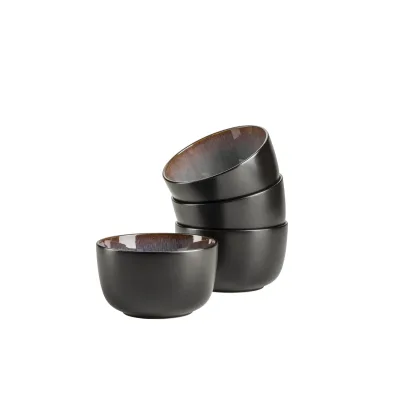 Mäser Schüssel-Set, Steinzeug Teona Blau, Braun, Grün, Schwarz