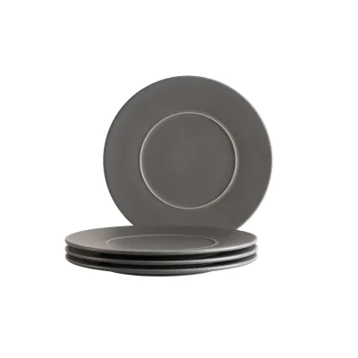 Mäser Speiseteller Set, Steinzeug Unico