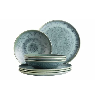 Mäser Teller Set, Steinzeug Carellia