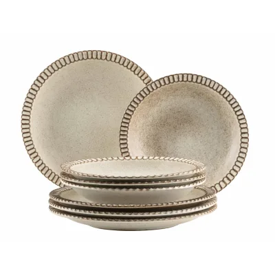 Mäser Teller Set, Steinzeug Ida