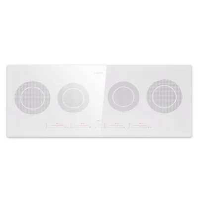 Masterzone Slim Round Induktionskochfeld Einbau 4 Kochzonen ThermoBoost max. 7200 Watt