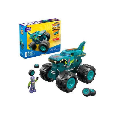 Mattel HDJ95 - Hot Wheels - Mega Construx - Mega-Wrex, Bauset mit 187 Teile