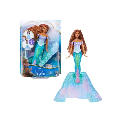 Mattel HLX13 - Disney Die Kleine Meerjungfrau - Arielle mit Verwandlungsfunktion