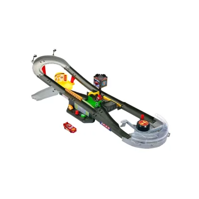 Mattel HPD81 - Disney Pixar Cars - Piston Cup Action-Rennstrecke – Dein eigenes Rennen!
