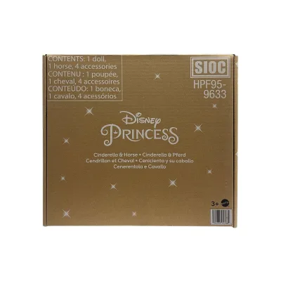 Mattel HPF95 - Disney Princess - Cinderella mit Pferd