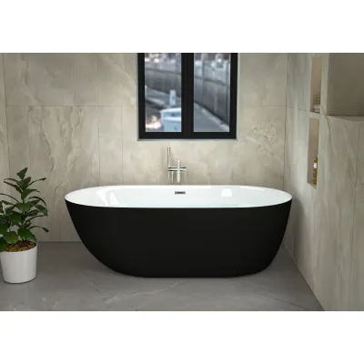 Sanotechnik Badewanne Melbourne Weiß 74x56x170 cm