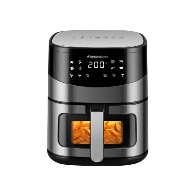 Melchioni Family ARIANNA 6,5?L Heißluftfritteuse mit LED-Display