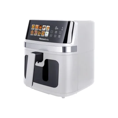 Melchioni Heißluftfritteuse 8L 2200W Doppelheizung LED Display 10