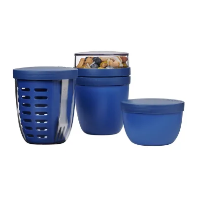 Mepal Lunchpot, Fruitpot und Snackpot Ellipse 3-tlg.