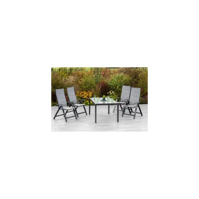 Merxx Florenz Set 5tlg., rechteckiger Tisch