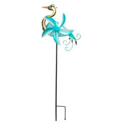 Metall-Gartenstecker mit Windspiel