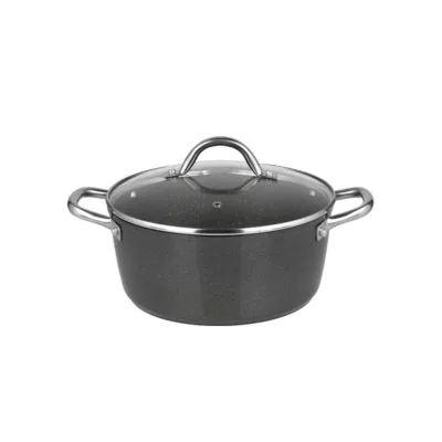 Michelino Marie Bratentopf mit Glasdeckel, ø28 cm - Antihaft & Induktionsgeeignet