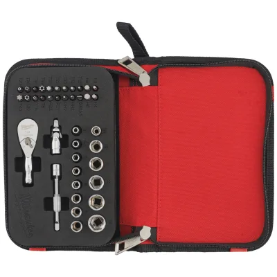 Milwaukee 1/4 Kompakt-Ratschen Set, 39-tlg.
