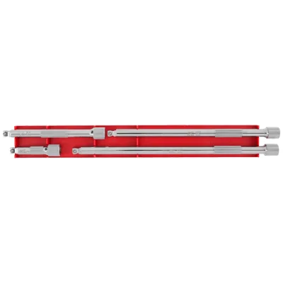 Milwaukee 1/4 Schwenk-Verlängerung Set, 4-tlg.