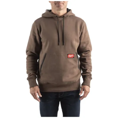 Milwaukee Arbeits-Kapuzen-Pullover WH MW Gr. L braun