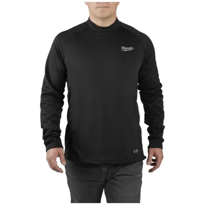 Milwaukee beheizbares Thermo Langarmfunktionsshirt USB L4 HBLB incl. Akku, Gr. 2XL schwarz