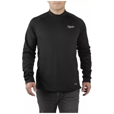 Milwaukee beheizbares Thermo Langarmfunktionsshirt USB L4 HBLB incl. Akku, Gr. S schwarz