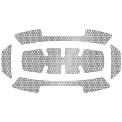 Milwaukee BOLT Hi-Vis Aufkleber-Set silber, 5-teilig