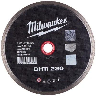 Milwaukee Diamanttrennscheibe DHTi 230 mm Keramik und Naturstein, geschlossen