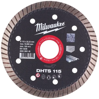 Milwaukee Diamanttrennscheibe DHTS 115 mm hart, dünn, geschlossen