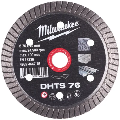 Milwaukee Diamanttrennscheibe DHTS 76 mm