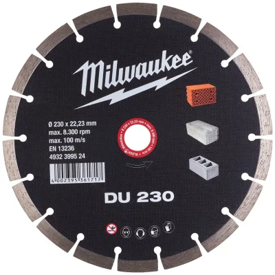 Milwaukee Diamanttrennscheibe DU 230 mm Universal