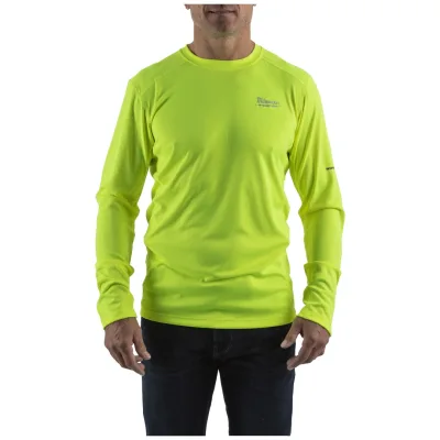 Milwaukee Funktions-Langarmshirt WWLS mit UV-Schutz Gr. S gelb