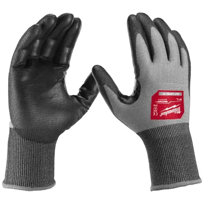 Milwaukee Hi-Dex Schnittschutzhandschuhe 4/D Gr. 10 schwarz/grau