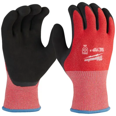 Milwaukee Kälte-Schnittschutzhandschuhe 2/B Gr. 11 rot/schwarz