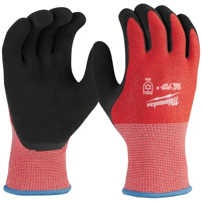 Milwaukee Kälte-Schnittschutzhandschuhe 2/B Gr. 9 rot/schwarz