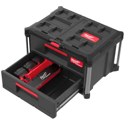 Milwaukee Koffer-Trenner PACKOUT, große Schublade mit Aufnahme für Seitenhalterungen