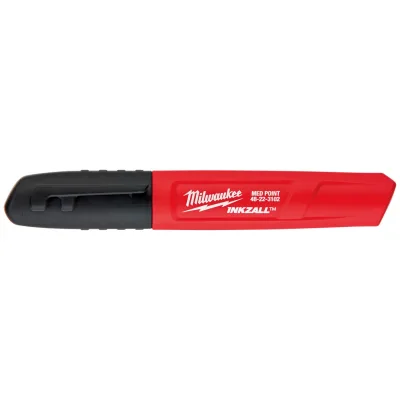 Milwaukee Marker schwarz fein INKZALL, 4 Stk.