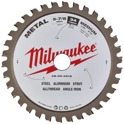 Milwaukee Metall-Kreissägeblatt für Handkreissägen 135/20 mm Z30