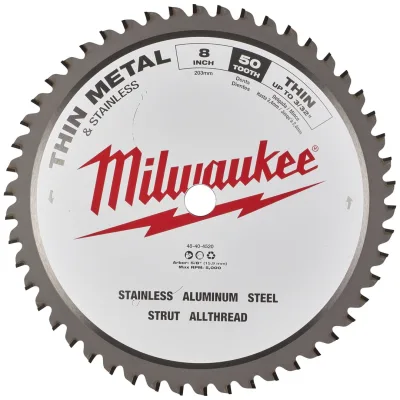 Milwaukee Metall-Kreissägeblatt für Handkreissägen 203/15,87 mm Z50