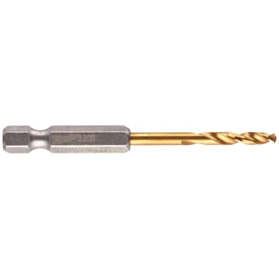 Milwaukee Metallbohrer SHOCKWAVE HSS-G TiN 3,3 mm (2 Stk.)