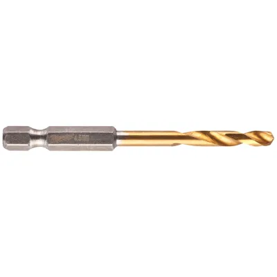 Milwaukee Metallbohrer SHOCKWAVE HSS-G TiN 4,5 mm (1 Stk.)