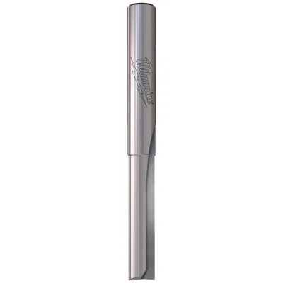 Milwaukee Nutfräser 2-Schneiden 1/4 Schaft 6 x 60 mm