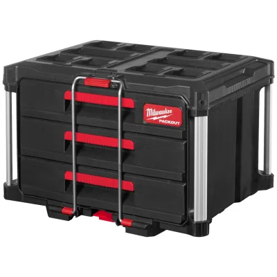 Milwaukee PACKOUT Koffer mit 3 Schubladen