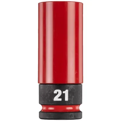 Milwaukee Schlagnuss Automotive 1/2, SW 21 mm, rot