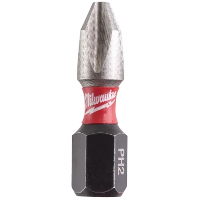 Milwaukee Schrauberbit SHOCKWAVE Gen II (25er Pack) PH2 / 25 mm