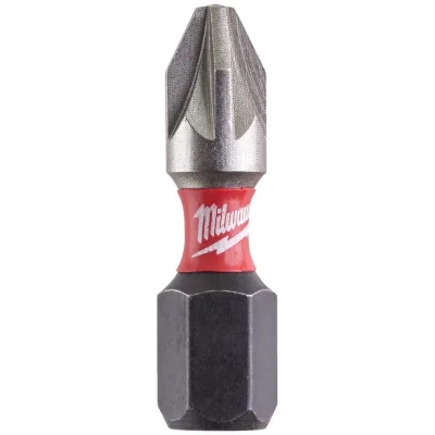 Milwaukee Schrauberbit SHOCKWAVE Gen II (25er Pack) PZ2 / 25 mm